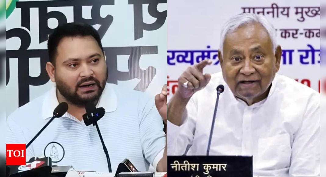 <div>'JD(U) not run by Nitish': RJD's Tejashwi Yadav says 3 top leaders 'bought by BJP' now in control - watch</div> <div>'JD(U) not run by Nitish': RJD's Tejashwi Yadav says 3 top leaders 'bought by BJP' now in control - watch</div>
