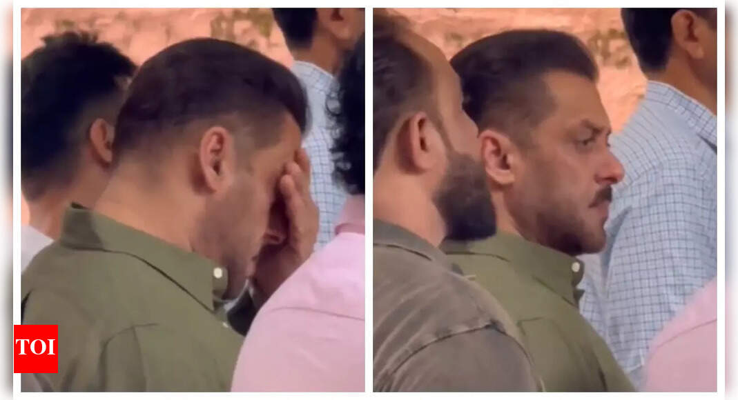 Pankaj Dheer’s funeral: Salman gets emotional