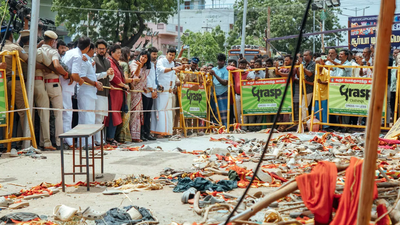 Karur stampede: TVK functionaries Madhiyazhagan, Pownraj granted bail; among 3 named as prime suspects | India News – The Times of India