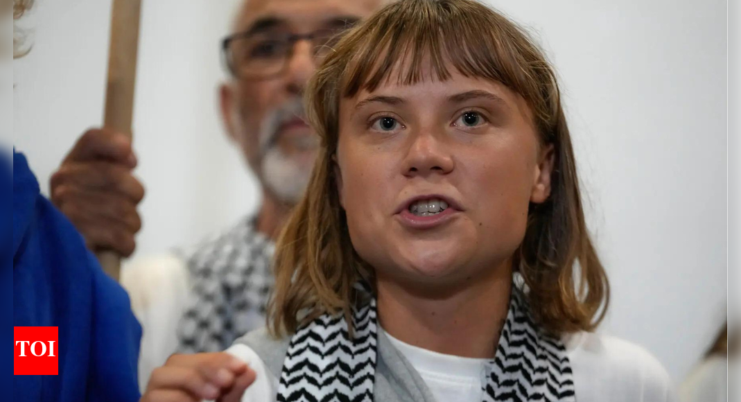 <div>'Tied me up, took selfies': Greta Thunberg breaks silence on 'torture' under Israeli detention</div>