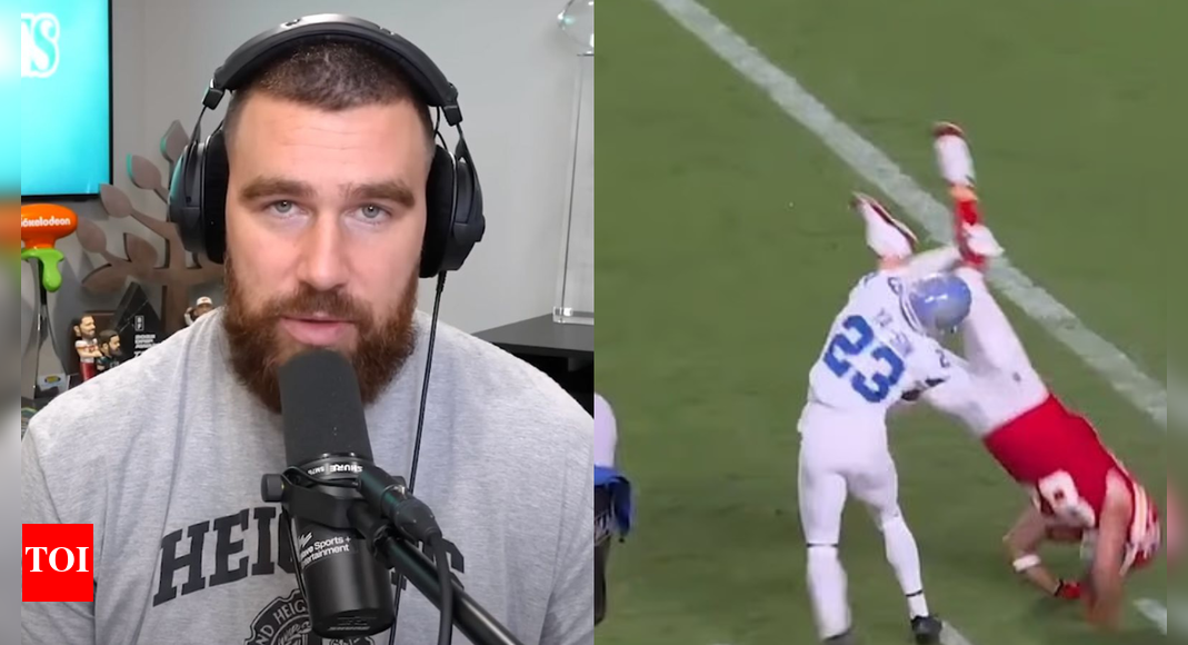 Travis Kelce reveals what happened after scary head fall vs. Lions