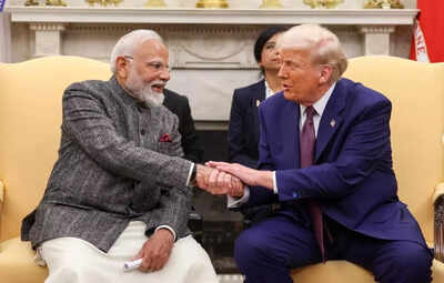 PM Modi with Trump (File photo) 'He assured me': Trump says PM Modi told him he won't purchase Russian oil; wants same from China