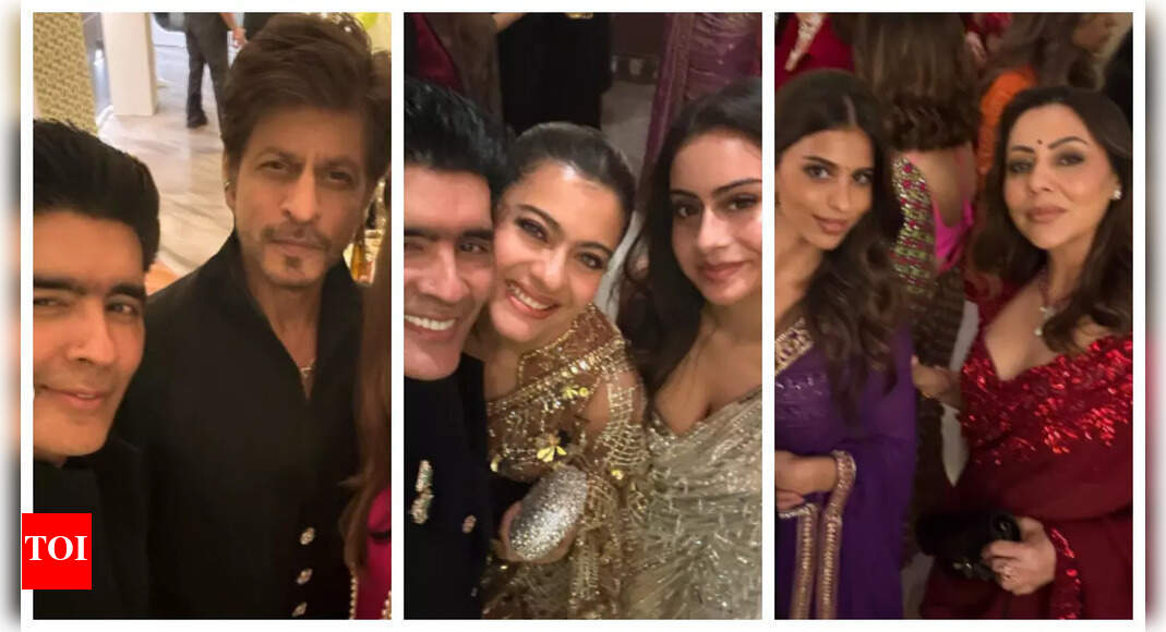 Inside Pics: SRK, Gauri, Suhana at Manish Malhotra Diwali bash