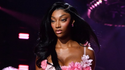 WNBA star Angel Reese takes over the Victoria’s Secret runway in a historic first