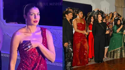Priyanka Chopra's fiery red gown at the Diwali Ball in London has everyone talking