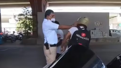 Watch: Bengaluru traffic police officer slaps man during routine check; suspended