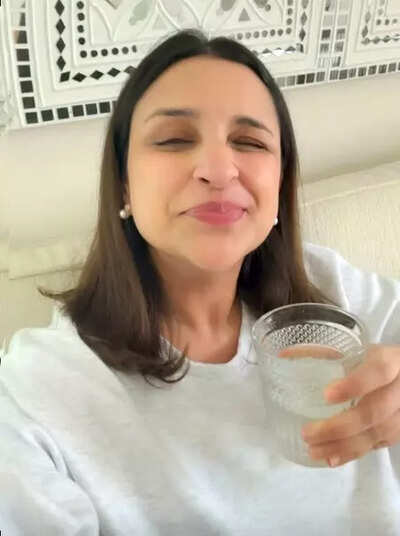 Parineeti Chopra’s pregnancy glow; Lemon water moments go viral, First Karwa Chauth joy with Raghav
