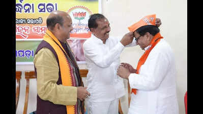 Lambodar Nial joins BJP ahead of Nuapada bypoll