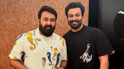 Mohanlal's wishes 'Lucifer' director; calls for a 'Love, laughter, and all the good vibes' day