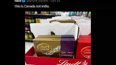 'Imagine being triggered by...': Row over 'Diwali-themed' chocolate in Canada store