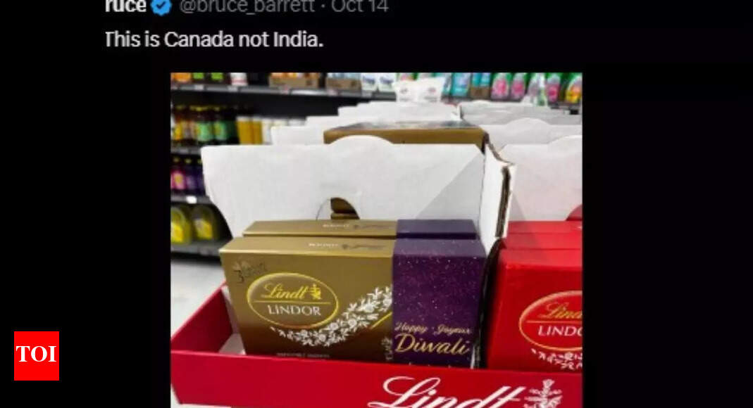 <div>'Imagine being triggered by...': Row over 'Diwali-themed' chocolate in Canada store</div>