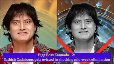 Bigg Boss Kannada 12: Sathish Cadaboms gets evicted in shocking mid-week elimination