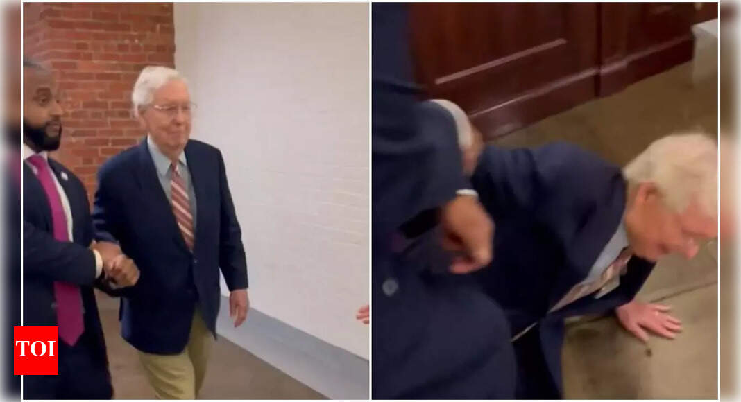 83-year-old McConnell falls in Capitol corridors amid ongoing health scrutiny — Watch 83-year-old McConnell falls in Capitol corridors amid ongoing health scrutiny — Watch