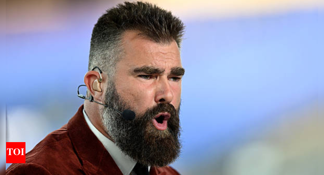 Travis Kelce jokes about Jason’s weight drop after gym fail at Eagles facility