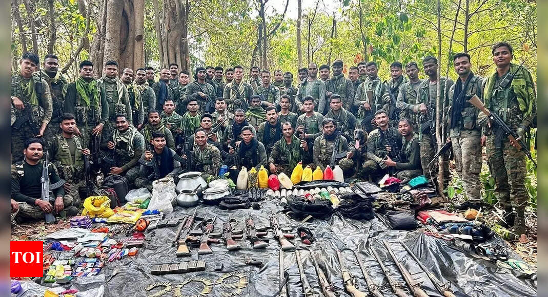 ‘Landmark day’: Abujhmarh, North Bastar Naxal-free; 170 to surrender in largest ever mass laydown