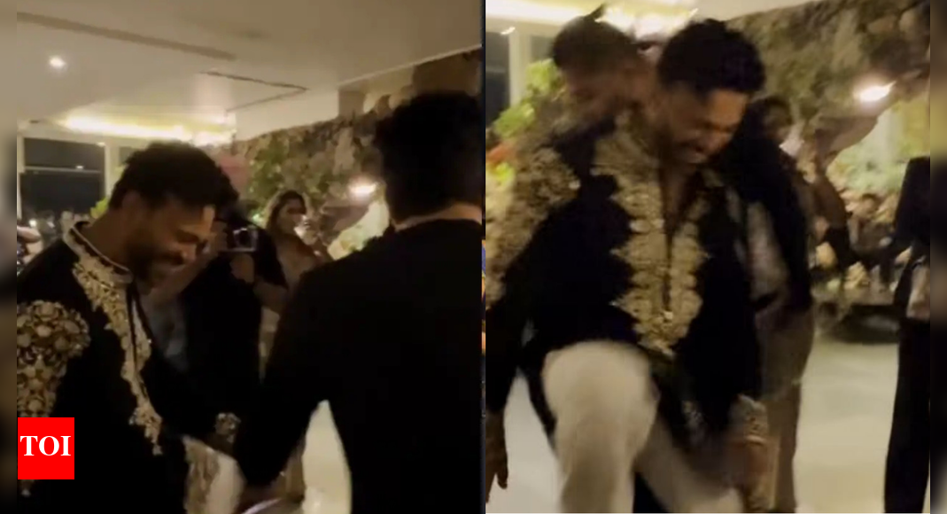 Vicky Jain and Krushna Abhishek groove to Salman Khan and Katrina Kaif’s song at Ankita Lokhande’s star-studded Diwali bash
