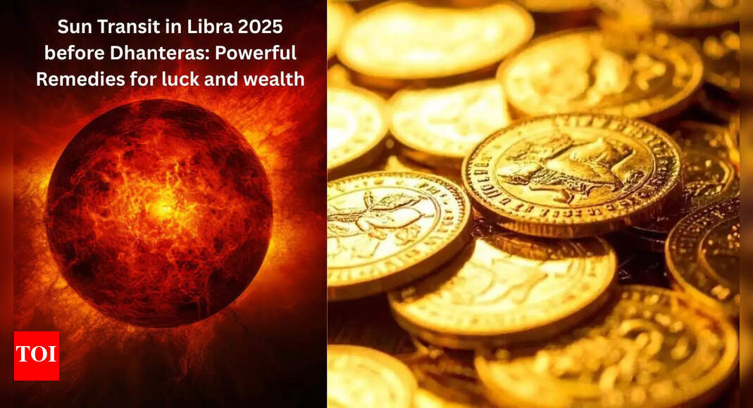 Sun Transit in Libra 2025 before Dhanteras: Powerful Remedies for luck and wealth