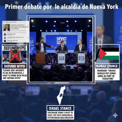 Debate por la alcaldía de Nueva York: Zohran Mamdani enfrenta críticas por comentarios de 2020 sobre “desfinanciar la policía”; ahora pide a Hamas que deponga las armas