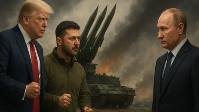 (AI image generated using ChatGPT) Ukraine-Russia war: Trump may give Zelenskyy Tomahawk missiles; why Putin is worried