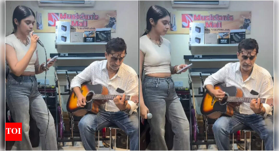 Mohnish Bahl and daughter Krishaa win hearts with musical performance, Tanishaa Mukerji cheers on - Watch