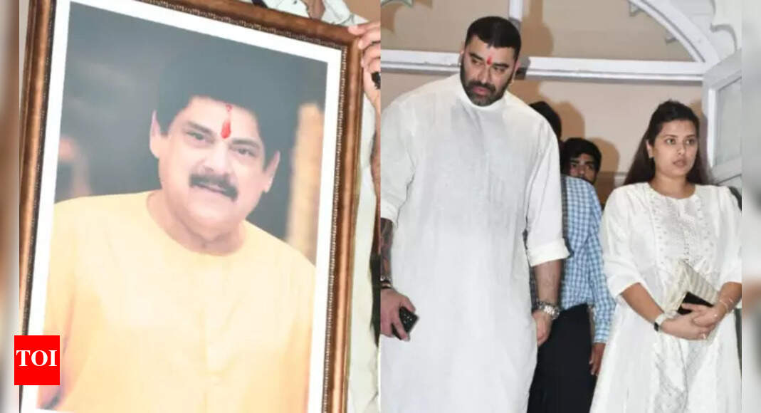 Late actor Pankaj Dheer’s prayer meet: Son Nikitin Dheer, daughter-in-law Kratika Sengar and telly celebs pay their last respects