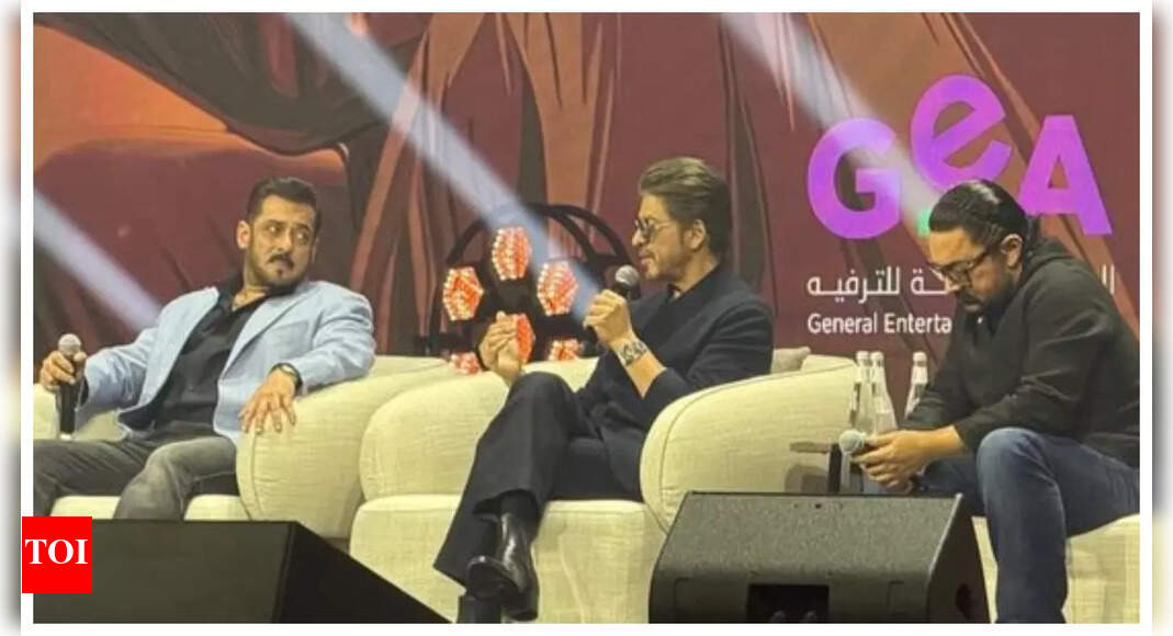 Joy Forum 2025: Shah Rukh Khan heaps praise on Salman Khan and Aamir Khan; says 'I look up to them because...'