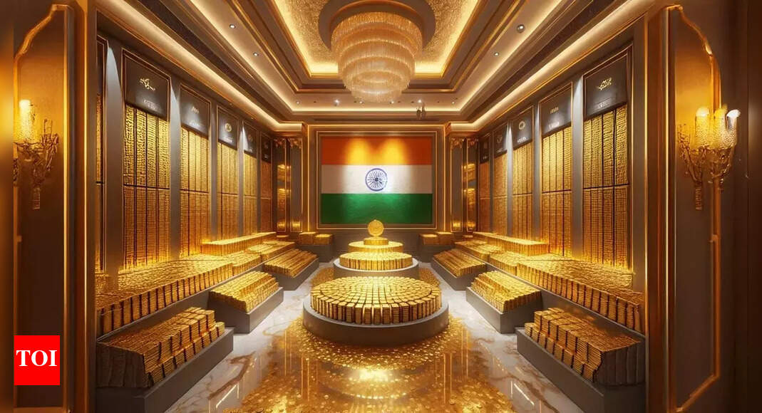 Gold price rally impact: India’s gold reserves cross 0 billion for the first time; share in forex reserves highest since 1996-97 – The Times of India
