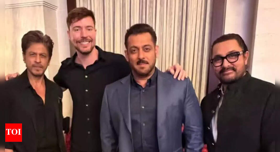 Salman Khan takes a cheeky dig at Shah Rukh Khan on joint film with Aamir Khan, SRK fires back with witty reply