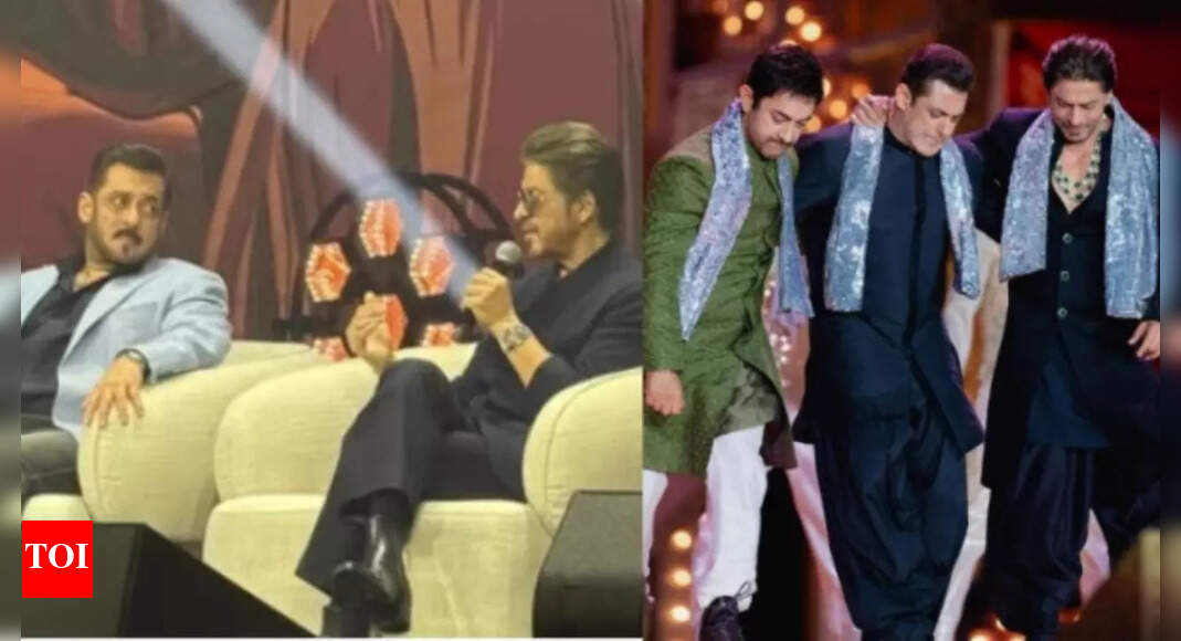 Salman praises SRK for stardom being an outsider, his response wins hearts Salman praises SRK for stardom being an outsider, his response wins hearts