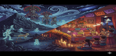 El Camino al Mictlán: Mitología y tradición en el Día de Muertos