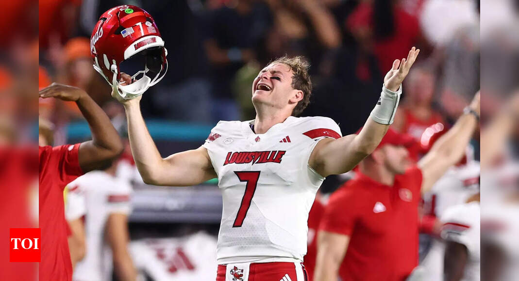 Miller Moss and Jeff Brohm caught in heated sideline exchange during Louisville’s clash with No. 2 Miami