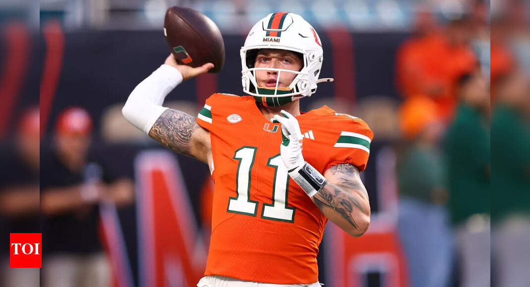 Carson Beck’s turnovers haunt Miami as Hurricanes stumble out of the gate against Louisville