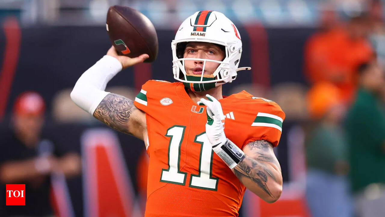 Carson Beck's turnovers haunt Miami as Hurricanes stumble out of the gate  against Louisville | NFL News - The Times of India