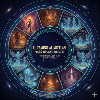 El Camino al Mictlán según tu signo zodiacal: una despedida con amor y estrellas