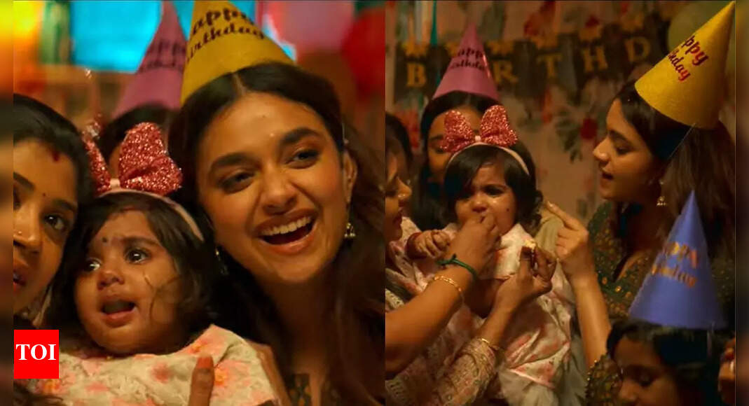 Keerthy Suresh celebrates birthday with ‘Happy Birthday’ song from ‘Revolver Rita’