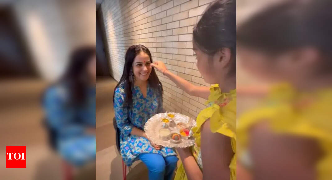 Genelia proud as niece Diviyanna breaks stereotypes; Performs aarti, plays football, Actress aces fitness & festive goals