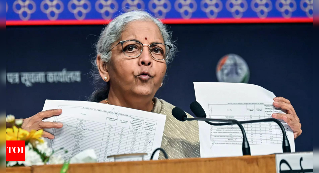 GST reforms: FM Nirmala Sitharaman says benefits of rate cuts reaching consumers; government monitoring prices of 54 items