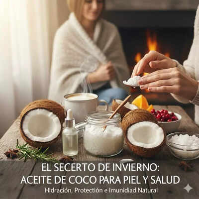5 razones para usar aceite de coco este invierno para la piel y la salud