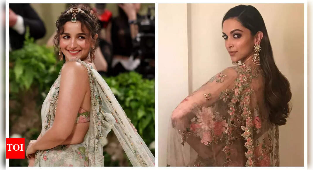 Alia Bhatt and Deepika Padukone put an end to fan wars; play pickleball and blow kisses – WATCH | – The Times of India