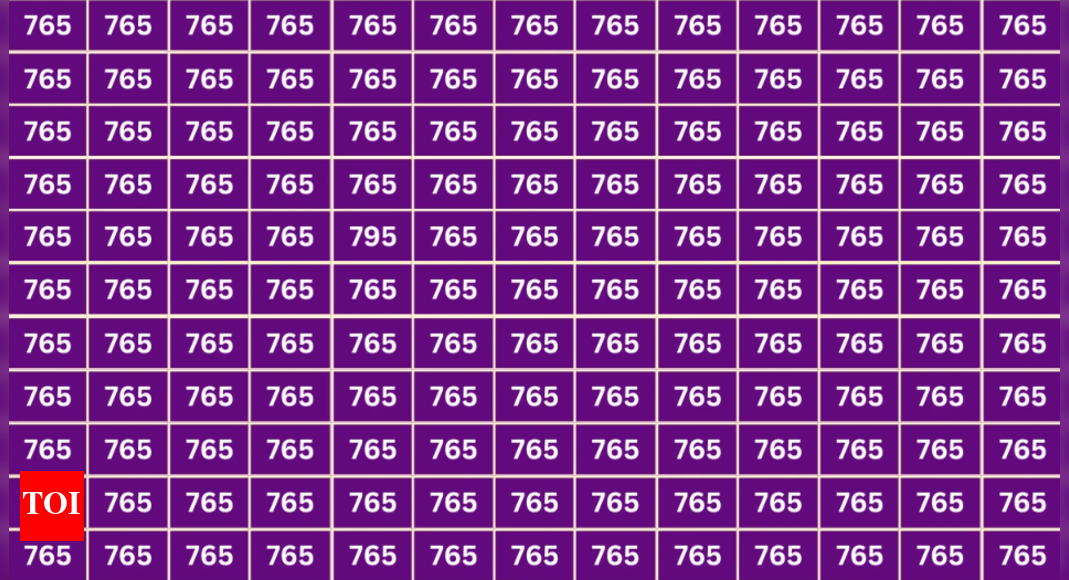 Test your IQ: Only a person who has eagle-sharp eyesight and a high IQ can spot ‘795’ in just 7 seconds