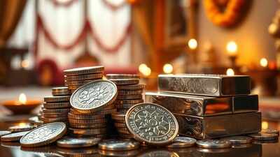  Silver shines brighter than gold; coin sales soar up to 40% amid record prices