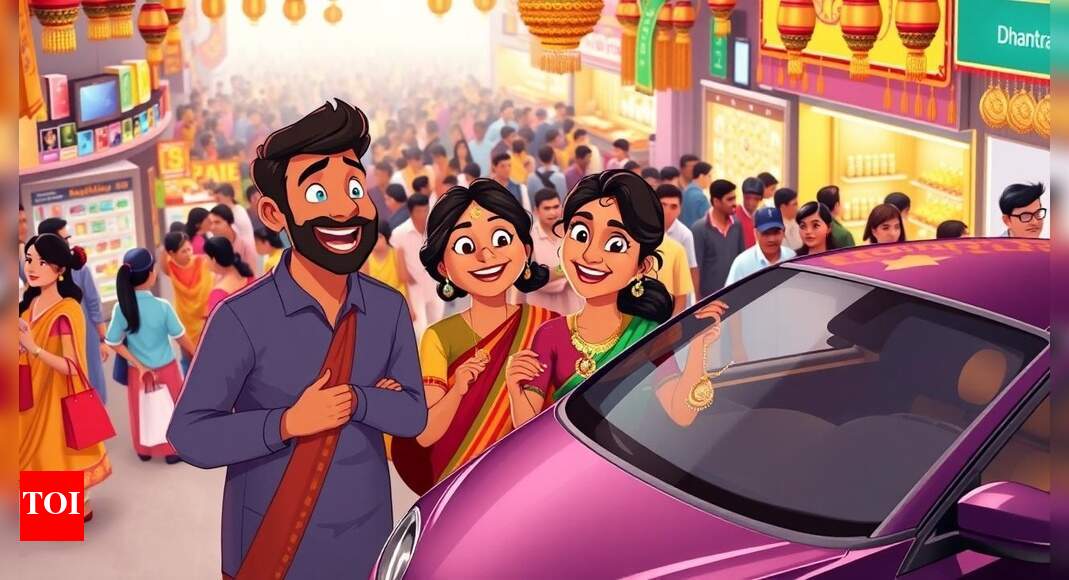 Dhanteras turns record-breaking! Cars, electronics and jewellery see unprecedented demand; GST cuts, festive spirit fuel purchases – The Times of India Dhanteras turns record-breaking! Cars, electronics and jewellery see unprecedented demand; GST cuts, festive spirit fuel purchases – The Times of India