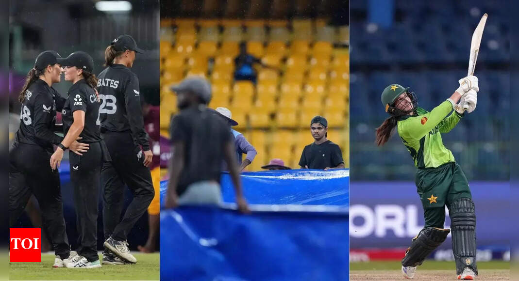 ICC Women's WC: NZ-PAK clash abandoned without result; Fourth washout in Colombo