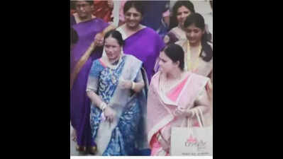 Waiting time increases for darshan at Hasanamba temple