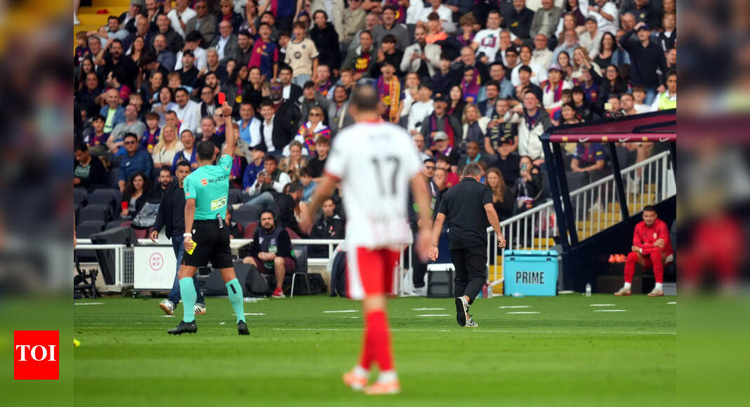La Liga: Barca down Girona; Flick to miss El Clasico after sending off