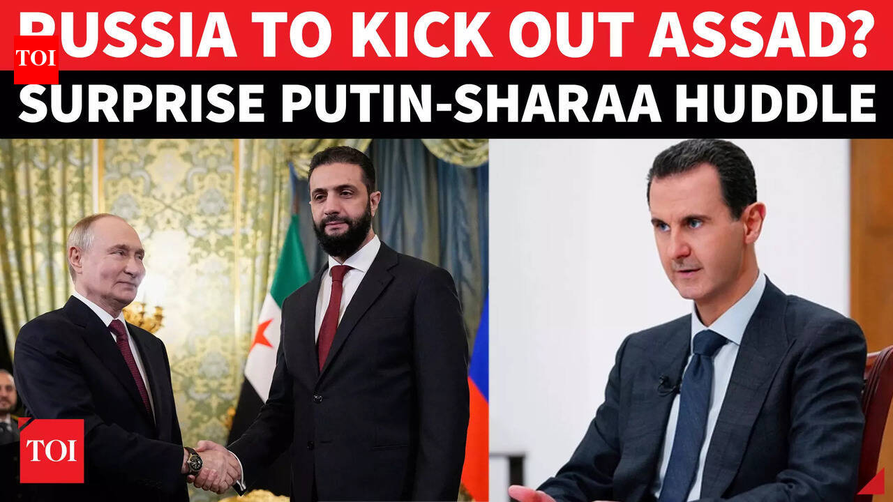 Putin Hosts Syrian President Sharaa In A Bid To Reset Ties After Assad ...