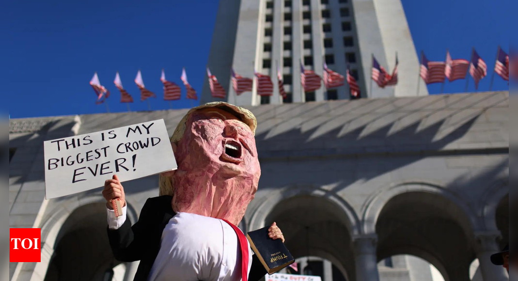 'No Kings' protests: Huge crowds flood streets across US against Trump - Key things to know