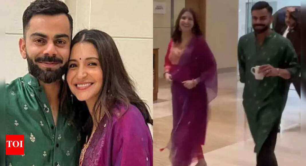 When Anushka hid her baby bump at a Diwali party