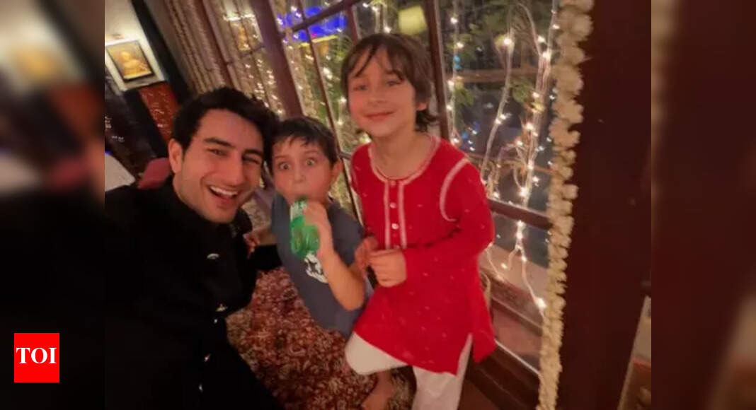 Ibrahim Ali Khan’s ‘Teeno Bhai Teeno Tabahi’ Diwali post wins hearts; Taimur and Jeh steal the show