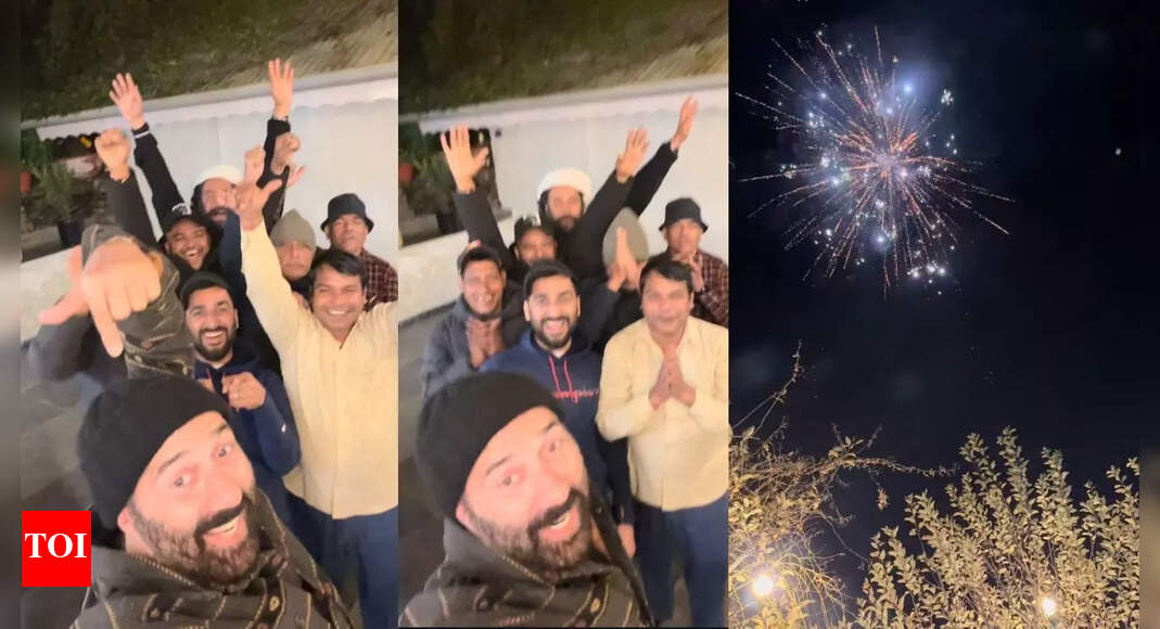 Sunny Deol celebrates 68th birthday with fireworks